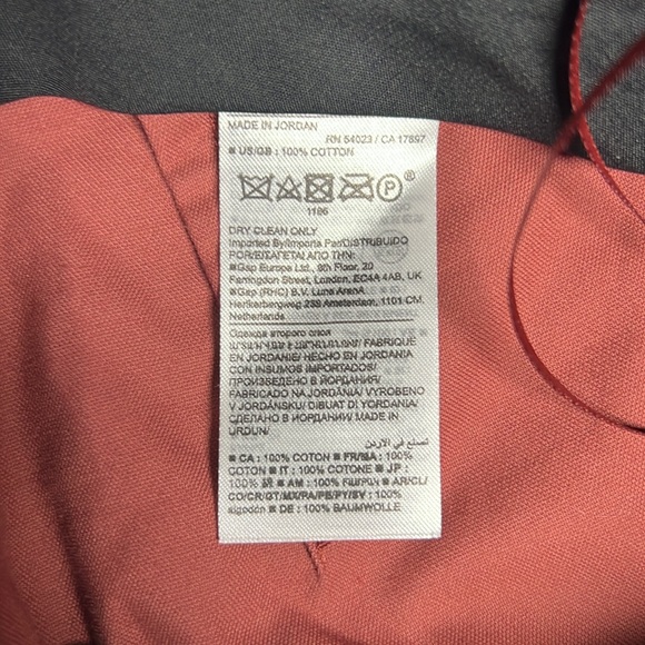 Banana Republic Red Pleated Slash Pocket Wide-Leg Pants Petite Size 4 - Picture 11 of 12